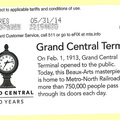 Grand Central Terminal Centennial Metrocard 01 - rear - expl